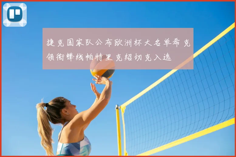 捷克国家队公布欧洲杯大名单希克领衔锋线帕特里克绍切克入选