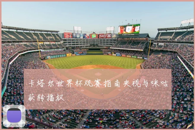 卡塔尔世界杯观赛指南央视与咪咕获转播权
